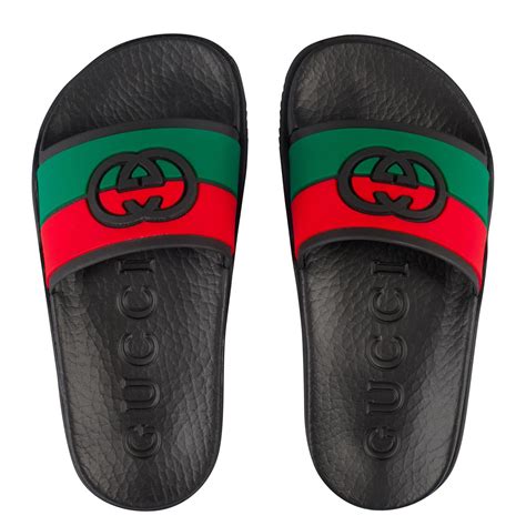 junior gucci sliders